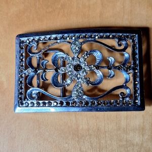 Cow girl belt buckle